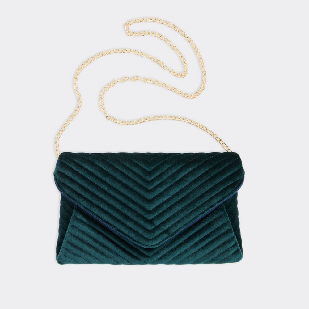 Vineyard Vines velvet clutch